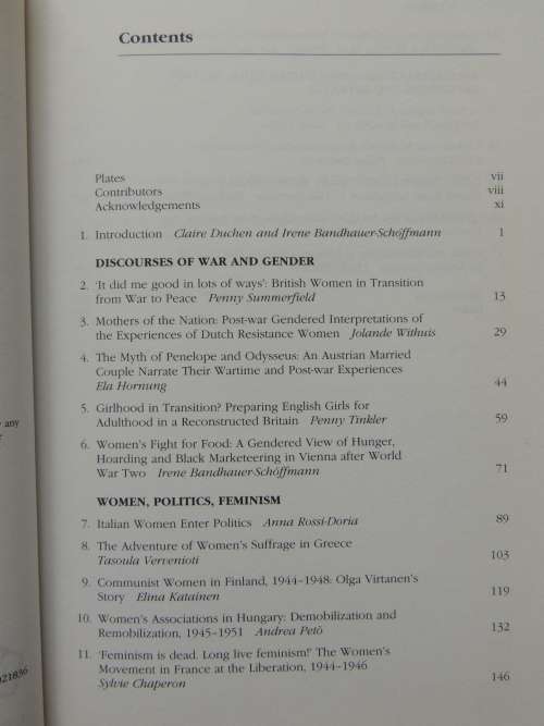 When The War Was Over - ed Claire Duchen and Irene Bandhauser-