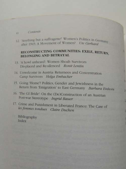 When The War Was Over - ed Claire Duchen and Irene Bandhauser-
