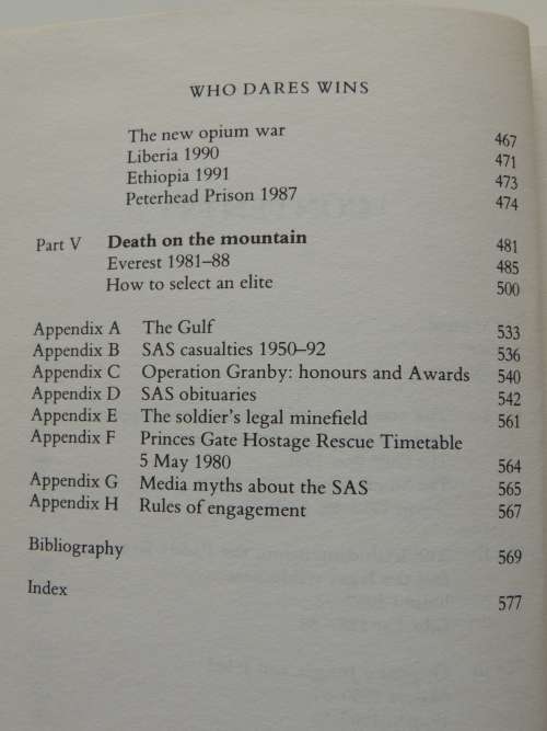 Who Dares Wins The Special Air Service 1950 To The Gulf War - Tony Geraghty