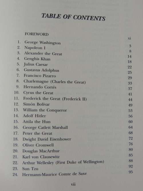 The Military 100 A Ranking Of The Most Influential Military Leaders Of All Time-Lt Michael L Lanning