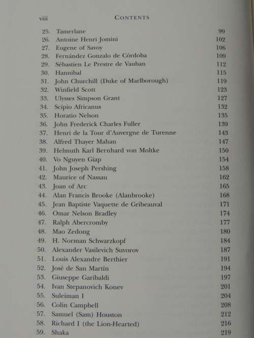 The Military 100 A Ranking Of The Most Influential Military Leaders Of All Time-Lt Michael L Lanning