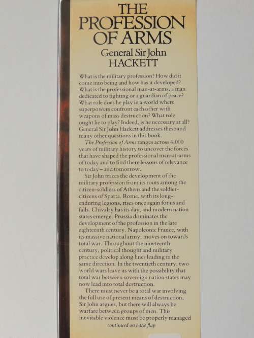 The Profession Of Arms -  General Sir John Hackett
