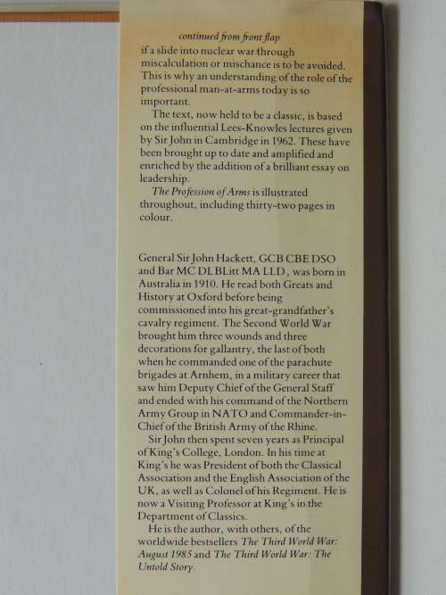 The Profession Of Arms -  General Sir John Hackett