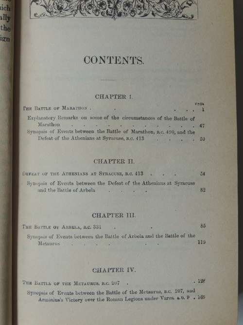 The Fifteen Decisive Battles Of The World From Marathon To Waterloo - Sir Edward Creasy