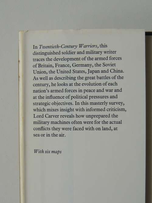 Twentieth Century Warriors  The Development Of The Armed Forces Of The Major Military Nations