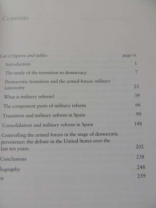 The Military Transition  Democratic Reform Of The Armed Forces  Narcis Serra