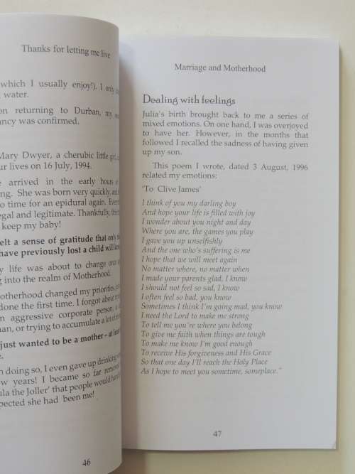 Thanks For Letting Me Live - Paula Dwyer