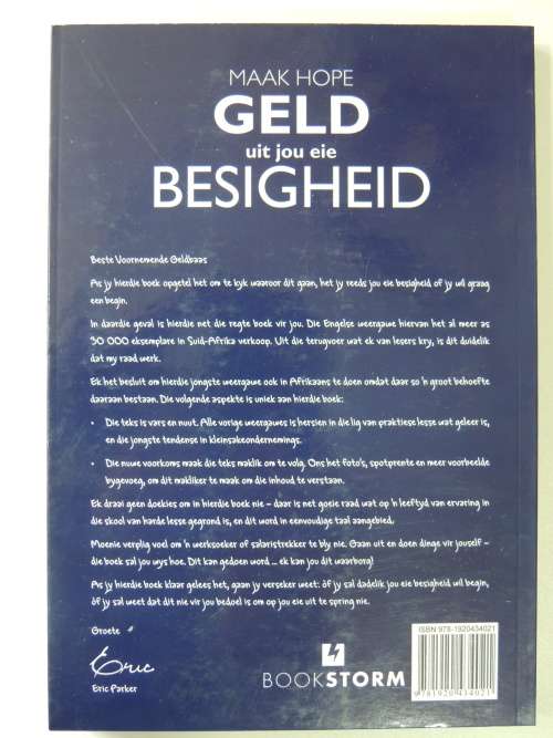 Maak Hope Geld Uit Jou Besigheid - Eric Parker