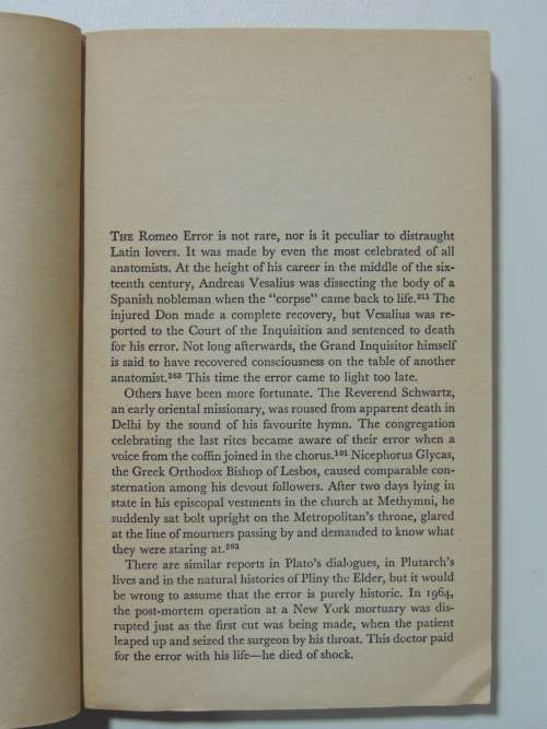 The Romeo Error - Lyall Watson