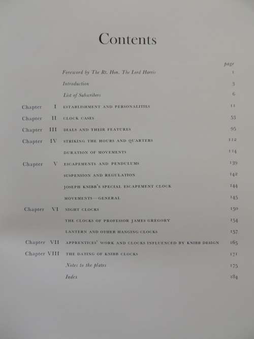 The Knibb Family Clockmakers  - Ronald A. Lee  Limited Edition  487/1000