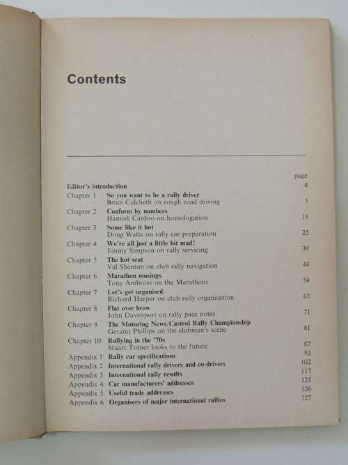 Rally Manual  - Ed. Peter Browning