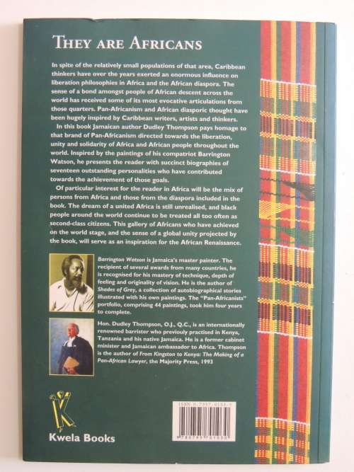 They Are Africans - Dudley Thompson, Foreword by Kofi Annan