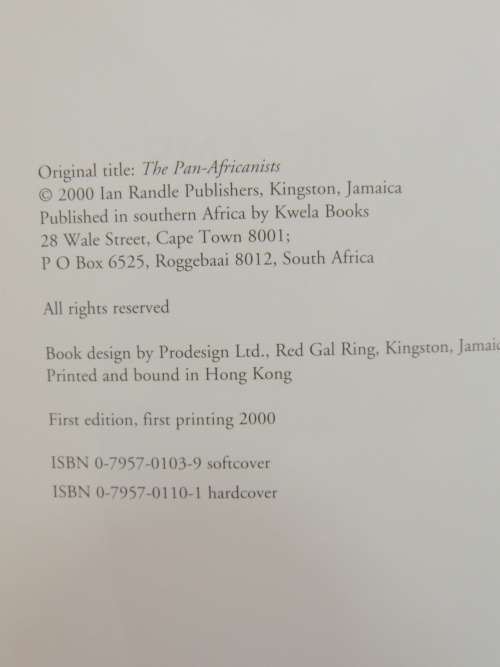 They Are Africans - Dudley Thompson, Foreword by Kofi Annan