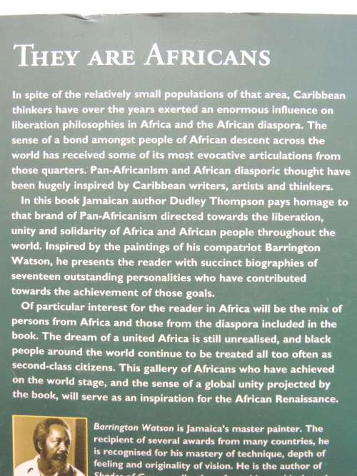 They Are Africans - Dudley Thompson, Foreword by Kofi Annan