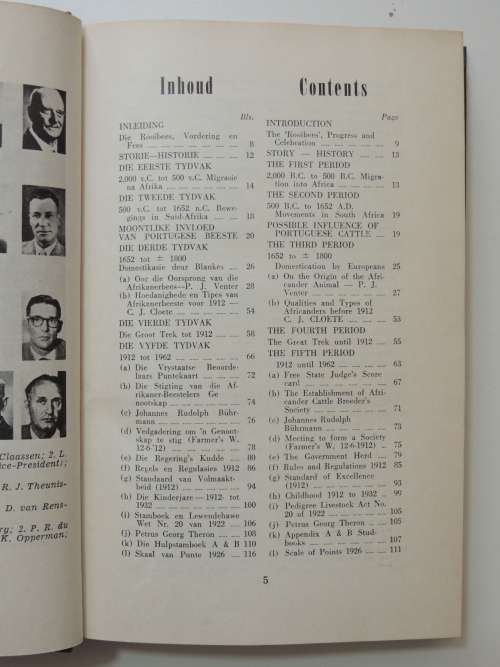Die Afrikanerbees en sy Telersgenootskap/ Africander Cattle and its Breeders` Society - Signed HB O