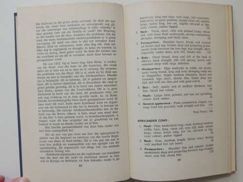 Die Afrikanerbees en sy Telersgenootskap/ Africander Cattle and its Breeders` Society - Signed HB O
