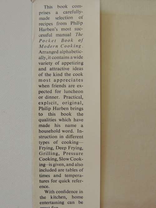 Cooking With Harben - Philip Harben 1950