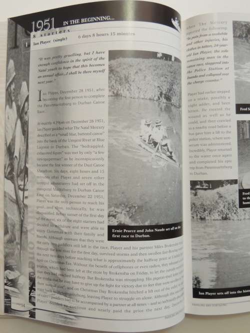 Paddling and Portaging 50 Years of Duzi Canoe Marathon - Inscribed to D Watts -  T Whitfield, S Camp