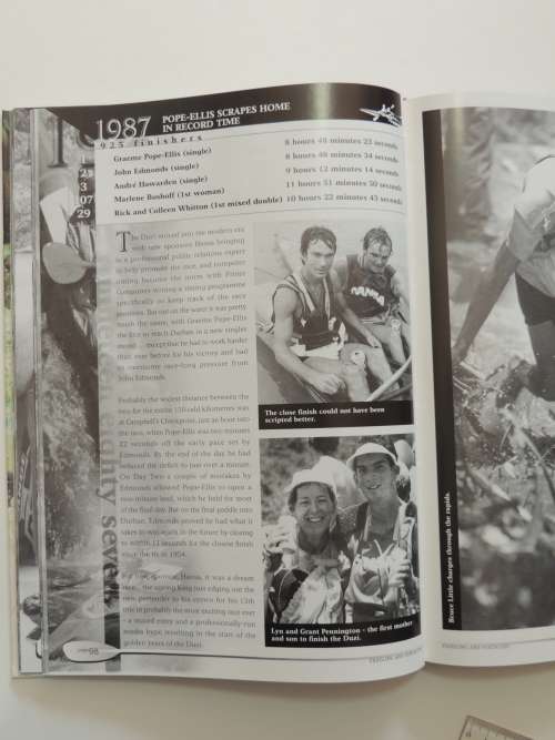 Paddling and Portaging 50 Years of Duzi Canoe Marathon - Inscribed to D Watts -  T Whitfield, S Camp