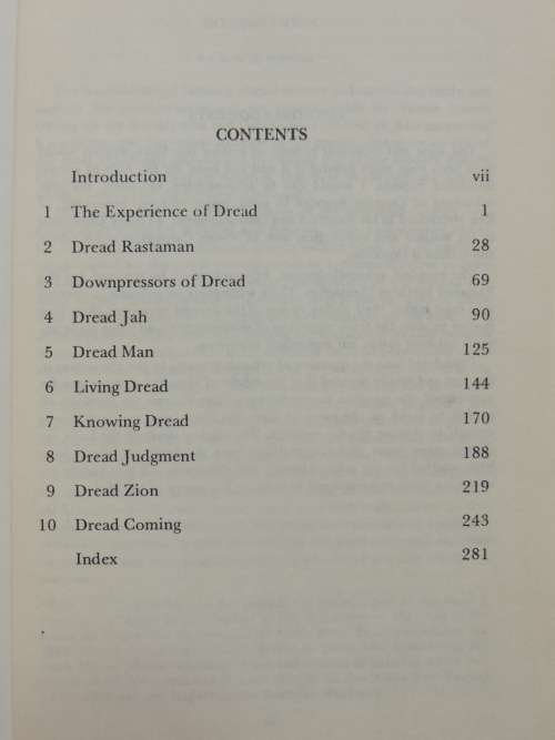 Dread - The Rastafarians of Jamaica - Joseph Owens