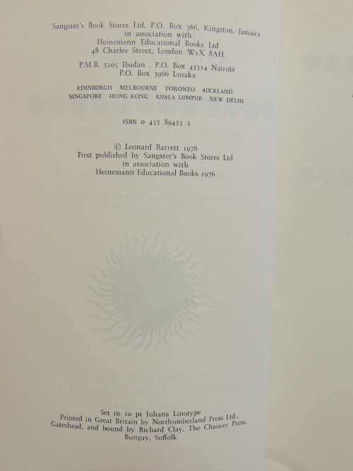 The Sun and the Drum - African Roots in Jamaican Folk Tradition - Leonard Barrett