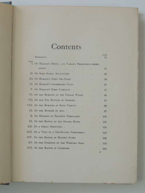 Harald First Of The Vikings -  Captain Charles Young - 1909 First Ed.