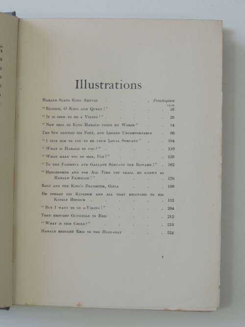 Harald First Of The Vikings -  Captain Charles Young - 1909 First Ed.