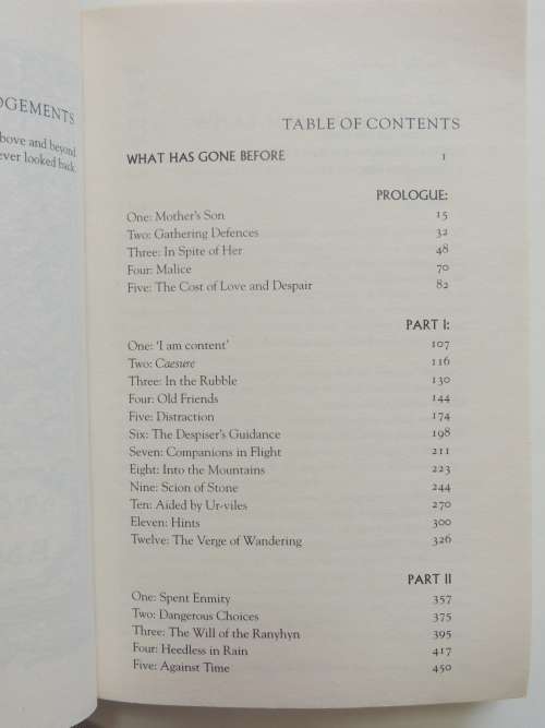 The Runes of the Earth The Last Chronicles of Thomas Covenant - Stephen Donaldson