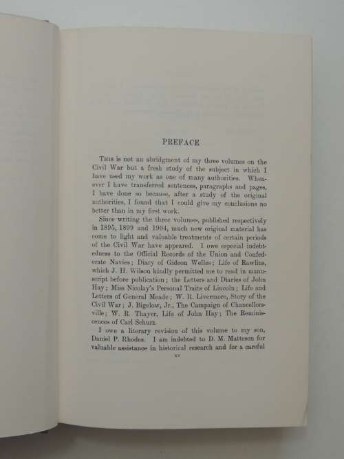 History Of The Civil War 1861 - 1865 -  James Ford Rhodes
