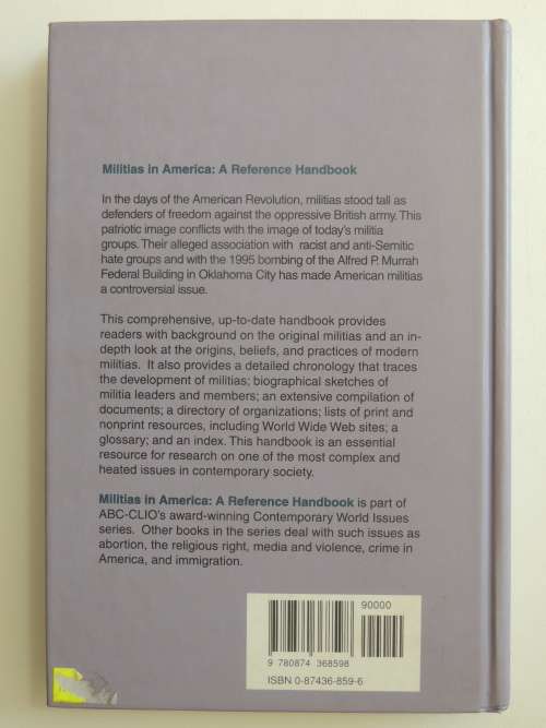 Militias In America - Neil A. Hamilton