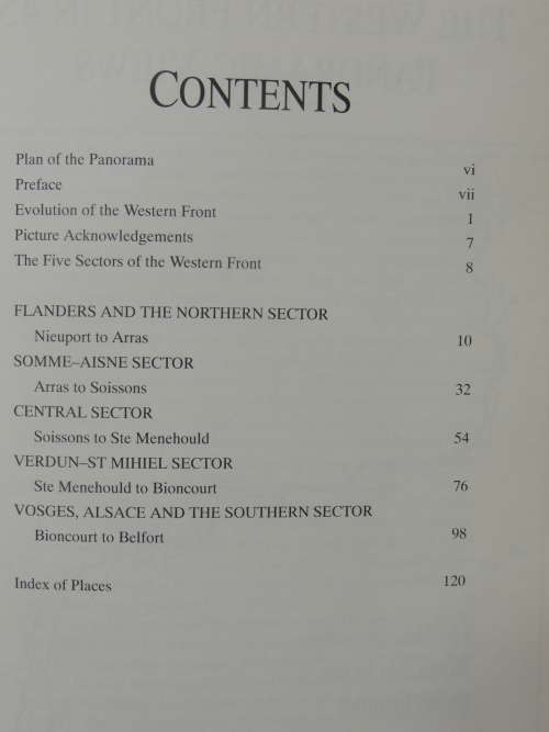 Panorama Of The Western Front - John Laffin