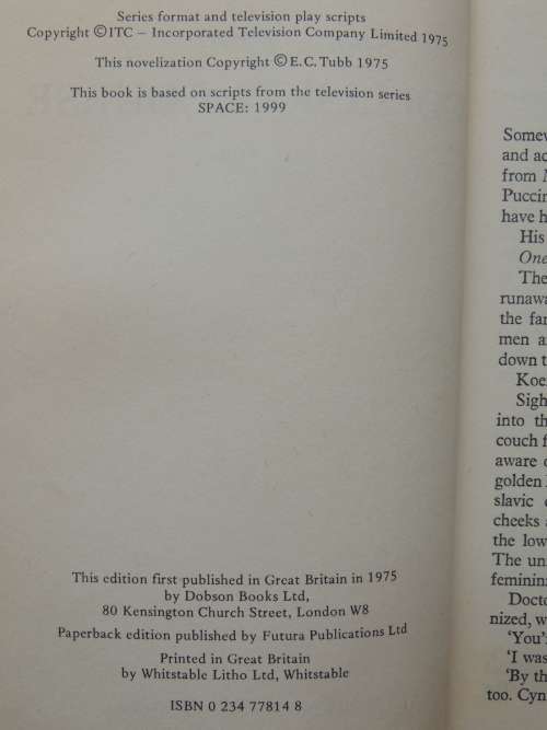 Collision Course- E C Tubb - FIRST EDITION