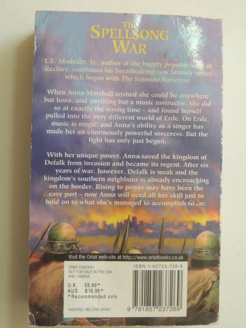 The Spellsong War - Book 2 of the Spellsong Cycle - L E Modesitt, Jr.