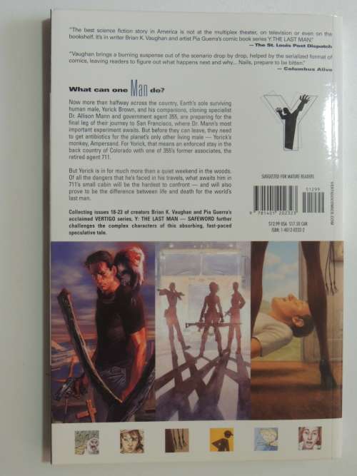 Vertigo: The Last Man Book 4 - Safeword - Brian K. Vaughan