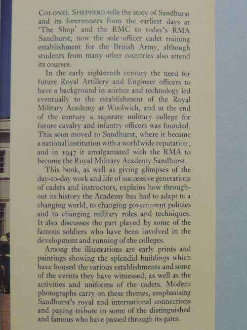 Sandhurst  The Royal Military Academy - Alan Shepperd