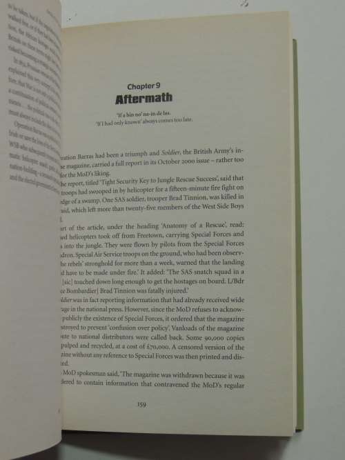 Operation Barras  The SAS Rescue Mission Sierra Leone 2000 - William Fowler