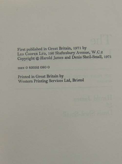 The Undeclared War -  Harold James and Denis Sheil-Small