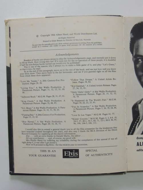 Elvis Special 1965 - ed Albert Hand