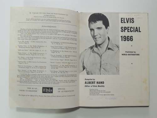 Elvis Special 1966 - ed Albert Hand