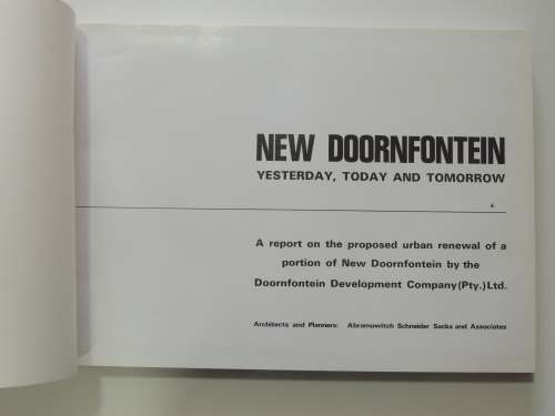 New Doornfontein  Yesterday And Tomorrow