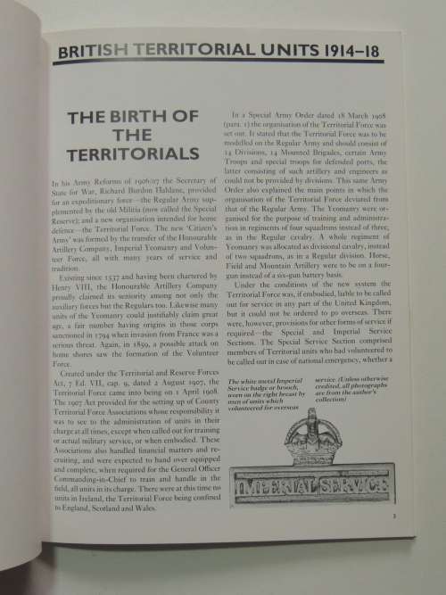 Osprey Men-At-Arms Series:  British Territorial Units 1914-18 - Ray Westlake and Mike Chappell