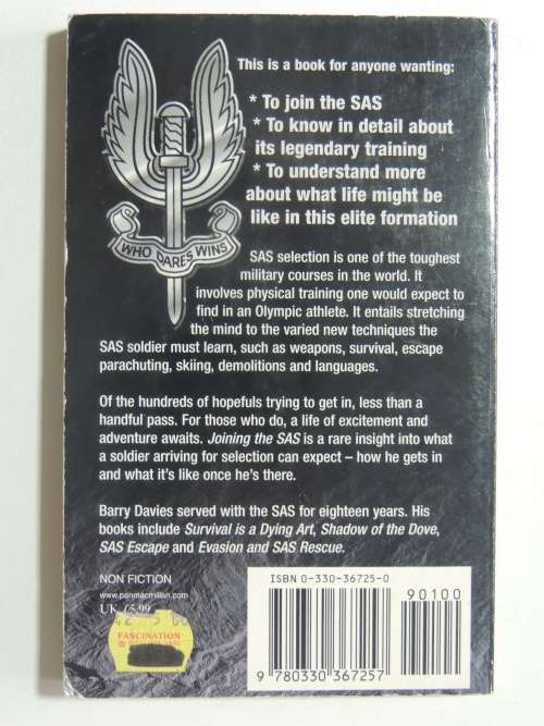 Joining The SAS  How To Get In And What`s Its Like - Barry Davies