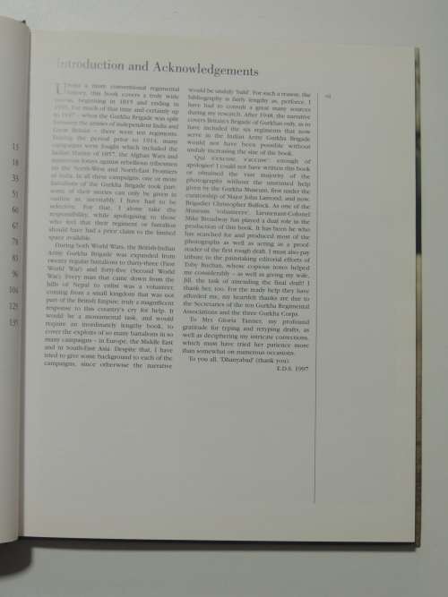 Valour  A History Of The Gurkhas - E.D. Smith