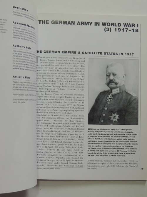 Osprey Men-At-Arms Series: The German Army In  World War 1  (3) 1917 -18 - Nigel Thomas