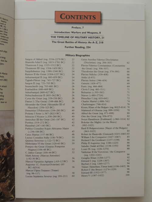 The Compact Timeline of Military History - AA Evans, David Gibbons
