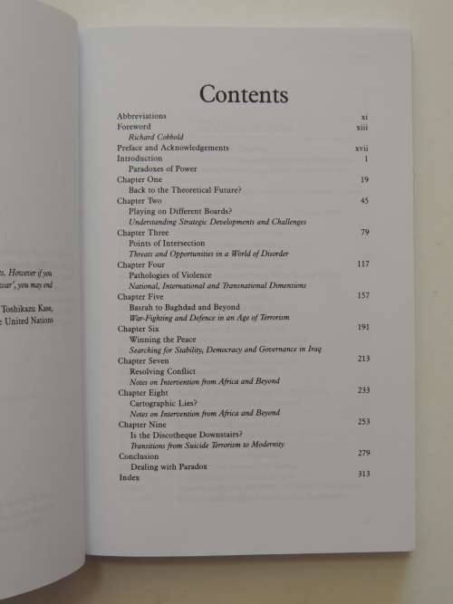 The Security Intersection - The Paradox of Power in and Age of Terror - Greg Mills