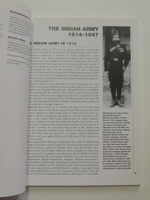 Osprey Elite Series: The Indian Army 1914-1947 - Ian Sumner