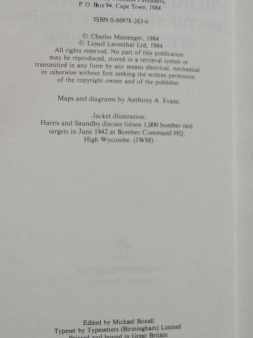 Bomber Harris and the Strategic Bombing Offensive, 1939-1945 - Charles Messenger