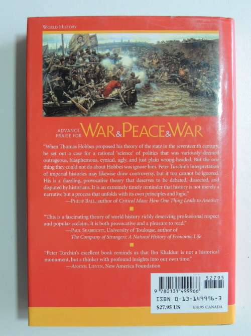 War and Peace and War - The Life Cycles of Imperial Nations - Peter Turchin