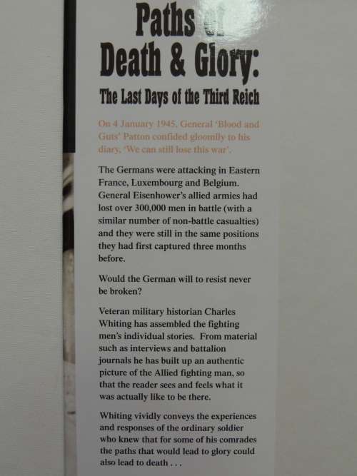 Paths of Death and Glory: The Last Days of the Third Reich - Charles Whiting